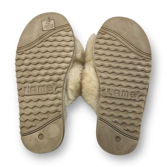 Lamo Serenity Fuzzy Slippers Size 7 - Picture 3 of 5